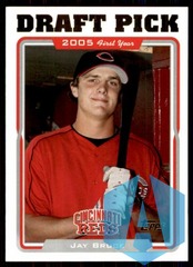 2005 Topps Update Draft Pick Jay Bruce Cincinnati Reds #UH325